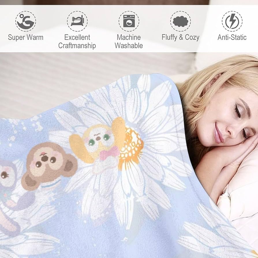 Amazon｜タオルケット 毛布 リーナベル ジェラトーニ ダッフィー